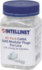 Intellinet Intellinet verpakking van 80 stuks Cat6A modulaire RJ45-stekkers Pro Line UTP 3-voudige klem voor massieve d