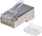 Intellinet Intellinet verpakking van 90 stuks Cat6A modulaire RJ45-stekkers STP 3-voudige klem voor massieve draad 90 s
