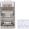 Intellinet Intellinet verpakking van 90 stuks Cat6A modulaire RJ45-stekker STP 2-voudige klem voor gevlochten draad, 90