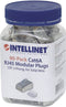 Intellinet Intellinet verpakking van 90 stuks Cat6A modulaire RJ45-stekkers STP 3-voudige klem voor massieve draad 90 s