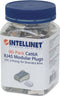 Intellinet Intellinet verpakking van 90 stuks Cat6A modulaire RJ45-stekker STP 2-voudige klem voor gevlochten draad, 90