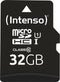 Intenso 32GB microSDHC Performance microSD-kaart 32 GB Class 10 UHS-I Waterdicht
