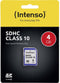 Intenso 4GB SDHC flashgeheugen Klasse 10