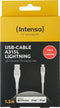 (Intenso) A315L USB-A naar Apple Lightning laad- en datakabel - 1.5meter - MFI - wit (7902102)