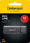 (Intenso) Alu Line USB-stick - 32GB - USB 2.0 - antraciet