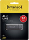 (Intenso) Alu Line USB-stick - 32GB - USB 2.0 - antraciet