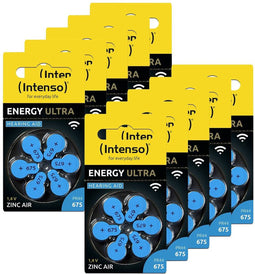 Intenso Batterij voor hoortoestel PR44-675 1.45 V 60 stuk(s) 540 mAh Zink-lucht 7504446MP