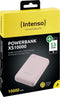 (Intenso) Powerbank XS10000 - 10.000mAh - Li-polymer - USB-A en USB-C - Roze (7313533)