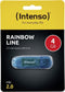 Intenso Rainbow Line - USB-stick - 4 GB