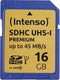 (Intenso) SDHC kaart UHS-1 Premium - 16GB - Class 10 (3421470)