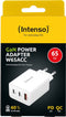 (Intenso) W65ACC 65W USB-A en USB-C GaN lichtnetadapter - 2x USB-C - 1x USB-A - GaN - wit (7806512)