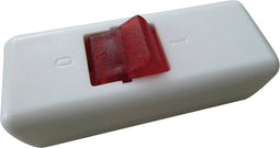 interBär 8010-108.01 Snoerschakelaar Wit, Rood 2x uit/aan 10 A 1 stuk(s)