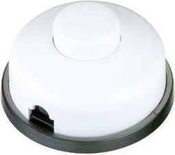 interBär Voetschakelaar Wit 1x uit/aan 6 A 1 stuk(s)