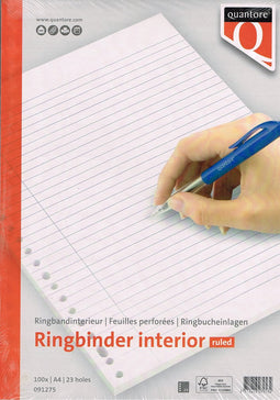 INTERIEUR QUANTORE A4 23R LIJN 70GRAM 100V