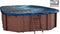 Interline Zwembad Interline winterafdekking voor houten zwembaden - 8,40 x 4,90 m ovaal