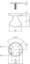 Intersteel Basis voordeurset veiligheidsbeslag SKG*** rond rvs zwart met kerntrekbeveiliging