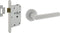 Intersteel Deurbeslag set loopslot wit met deurkruk Bastian wit
