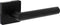Intersteel Deurkruk Bastian op rozet 55x55x10 mm zwart
