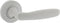Intersteel Deurkruk Bjorn op ronde rozet ø52x10 mm wit