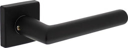 Intersteel Deurkruk Broome op rozet 50x50x10 mm aluminium zwart