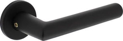 Intersteel Deurkruk Broome op rozet ø50x7 mm aluminium zwart