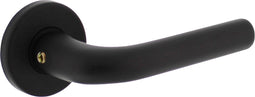 Intersteel Deurkruk Eucla op rozet ø50x7 mm aluminium zwart