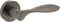Intersteel Deurkruk George op ronde rozet Ø52x10 mm antracietgrijs