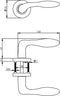 Intersteel Deurkruk George op rozet ø52x10mm mat zwart