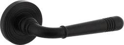 Intersteel Deurkruk Helena op rozet ø54x9 mm met nokken mat zwart