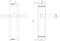 Intersteel Deurkruk Helena op schild 235x45x8 mm blind messing gelakt