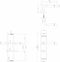 Intersteel Deurkruk Helena op schild 235x45x8 mm met WC63/8 mm messing gelakt