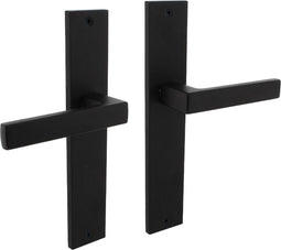 Intersteel Deurkruk Hera op schild 245x45 mm blind mat zwart