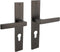 Intersteel Deurkruk Hera op schild 245x45 mm profielcilindergat 72 mm antracietgrijs