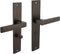 Intersteel Deurkruk Hera op schild 245x45 mm WC63/8 mm antracietgrijs