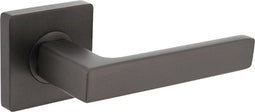 Intersteel Deurkruk Hera op vierkante rozet 55x55x10 mm antracietgrijs