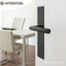 Intersteel Deurkruk Jura met schild 250x55x2mm blind zwart