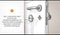 Intersteel Deurkruk Jura met schild 250x55x2mm blind zwart