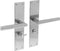 Intersteel Deurkruk Jura met schild WC63/8 rvs geborsteld