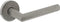 Intersteel Deurkruk Jura op ronde massieve rozet ø53x10 mm rvs geborsteld achterdeurbeslag