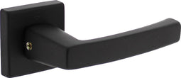 Intersteel Deurkruk Moora op rozet 50x50x10 mm aluminium zwart