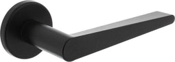 Intersteel Deurkruk Tiga met rozet ø49x7 mm mat zwart