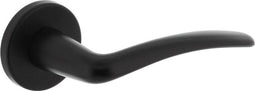 Intersteel Deurkruk Zaia met rozet ø49x7 mm mat zwart