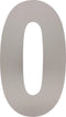Intersteel Huisnummer 0 XXL hoogte 50 cm rvs geborsteld