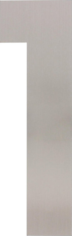 Intersteel Huisnummer 1 XXL hoogte 50 cm rvs geborsteld