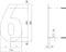 Intersteel Huisnummer 6 XL hoogte 30 cm rvs/mat zwart