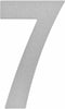 Intersteel Huisnummer 7 150x2mm rvs geborsteld