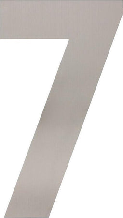 Intersteel Huisnummer 7 XL hoogte 30 cm rvs geborsteld