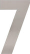 Intersteel Huisnummer 7 XL hoogte 30 cm rvs geborsteld