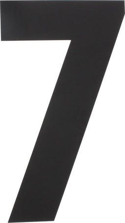 Intersteel Huisnummer 7 XL hoogte 30 cm rvs/mat zwart