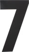 Intersteel Huisnummer 7 XL hoogte 30 cm rvs/mat zwart